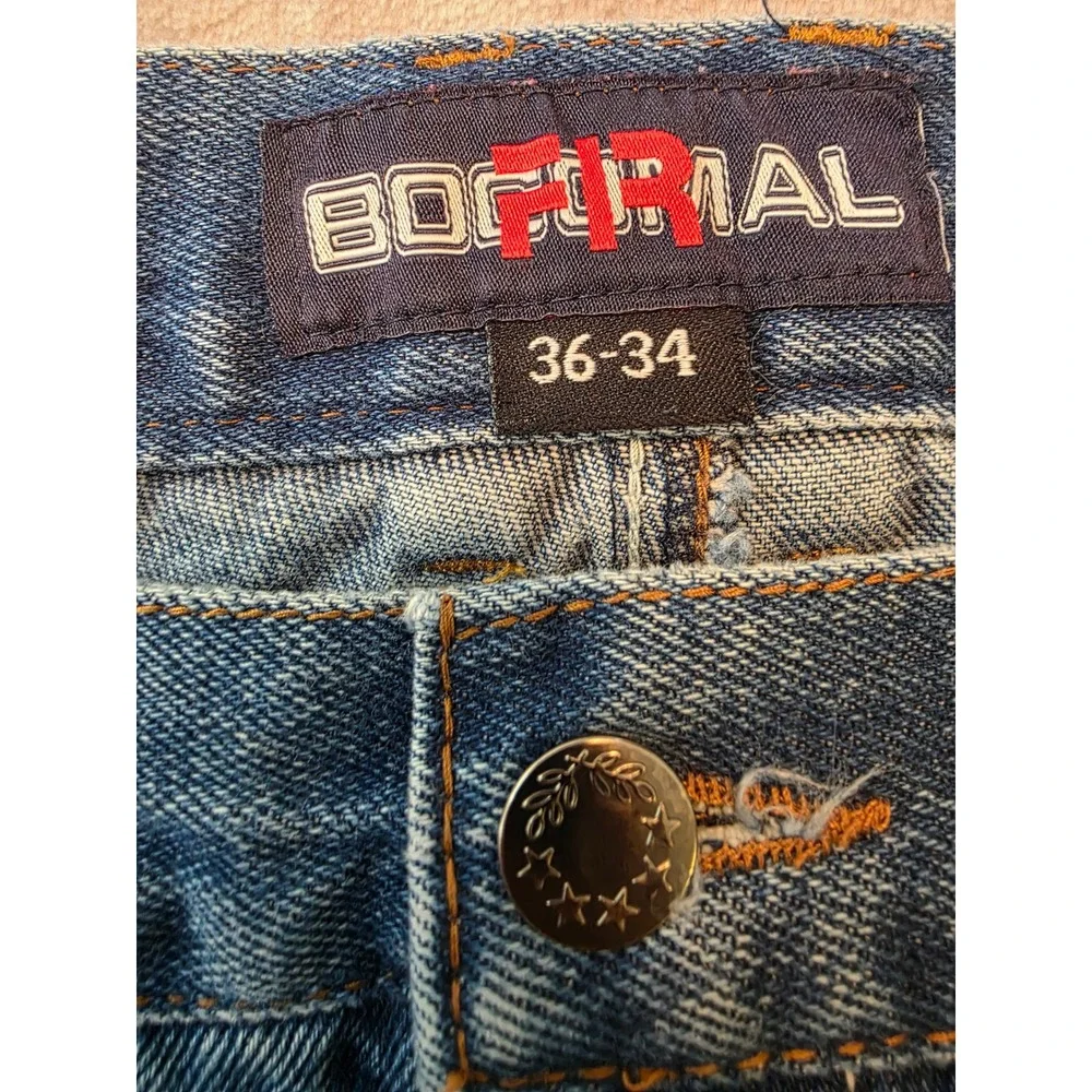Bocomal FR Work Jeans Mens 36x34 Blue Flame Resistant NFPA 2112 Denim